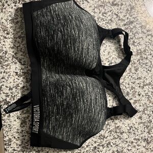 Victoria Sport Black and Gray Women's Sports Bra
